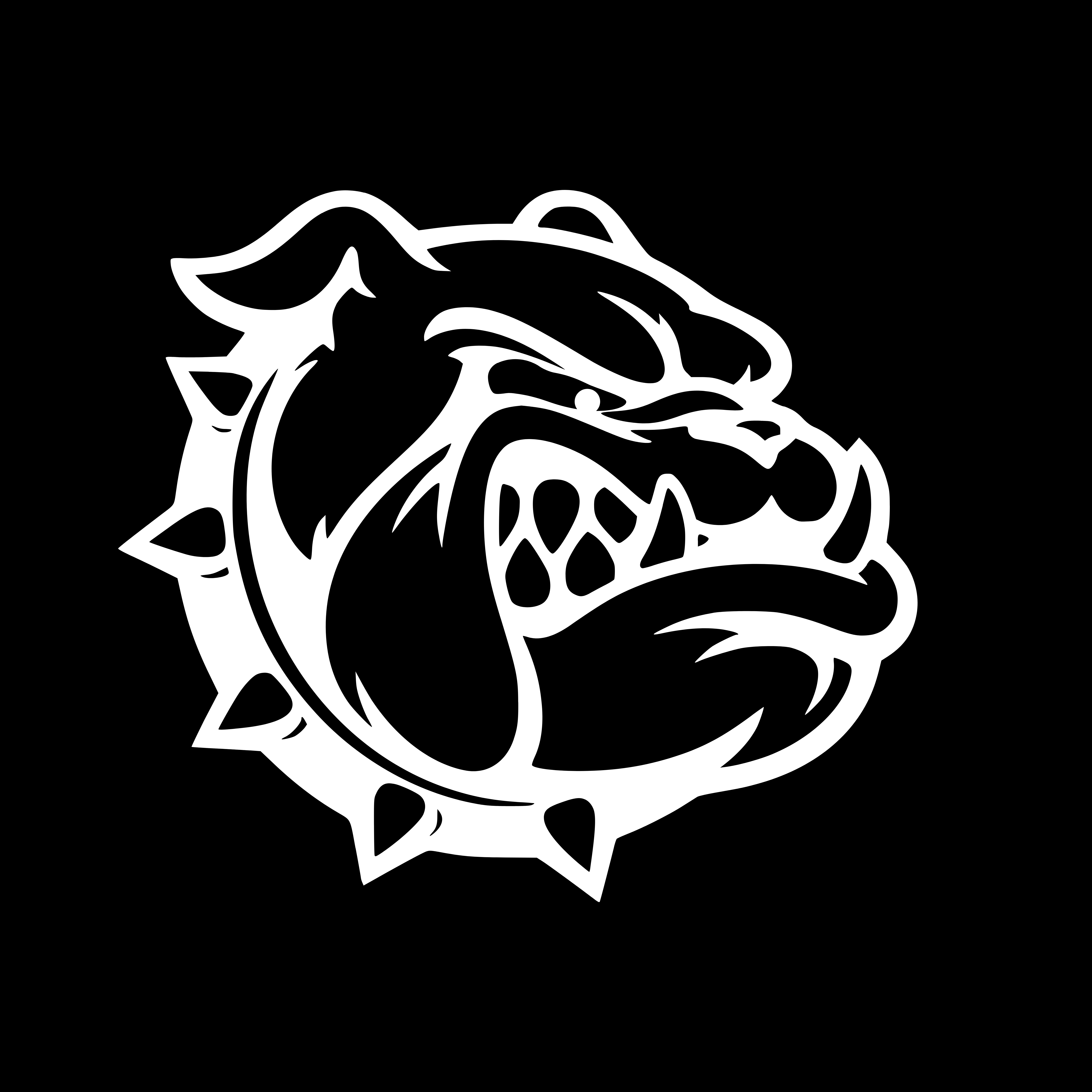 Bulldogs Flag Negra "C"